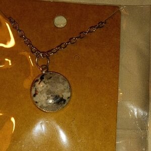 Hand Made Nebraska River Rock Elegant Stone Pendant Necklace